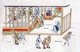 Japan: A view of a brothel in Yoshiwara, Edo, 1680. Hishikawa Moronobu (1618 – 1694)